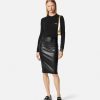 Best Leather Midi Skirt Suits