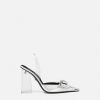 Best Gianni Ribbon Transparent Pumps 105 Mm Pumps & Slingbacks