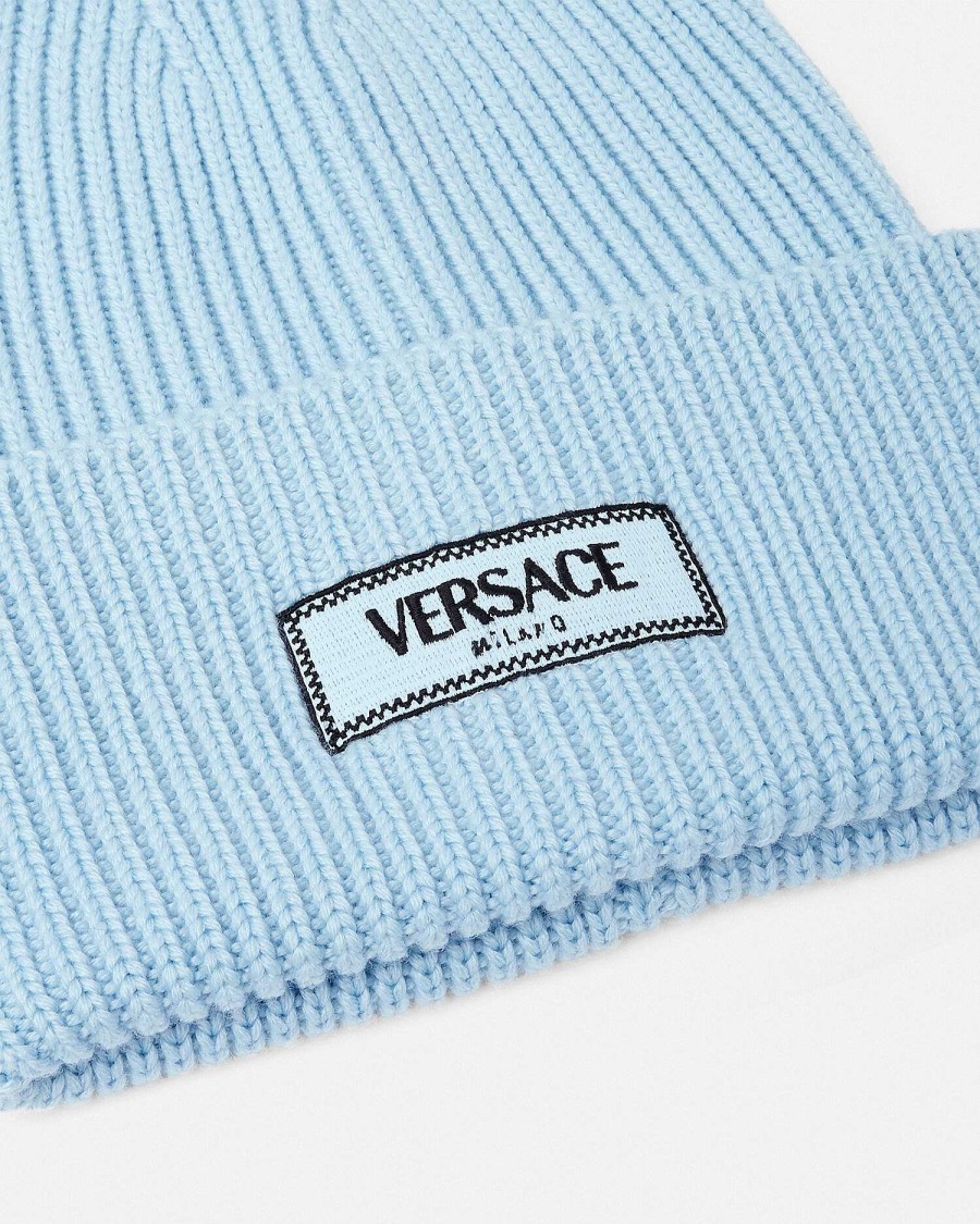 Wholesale 90S Vintage Logo Knit Beanie Soft Accessories