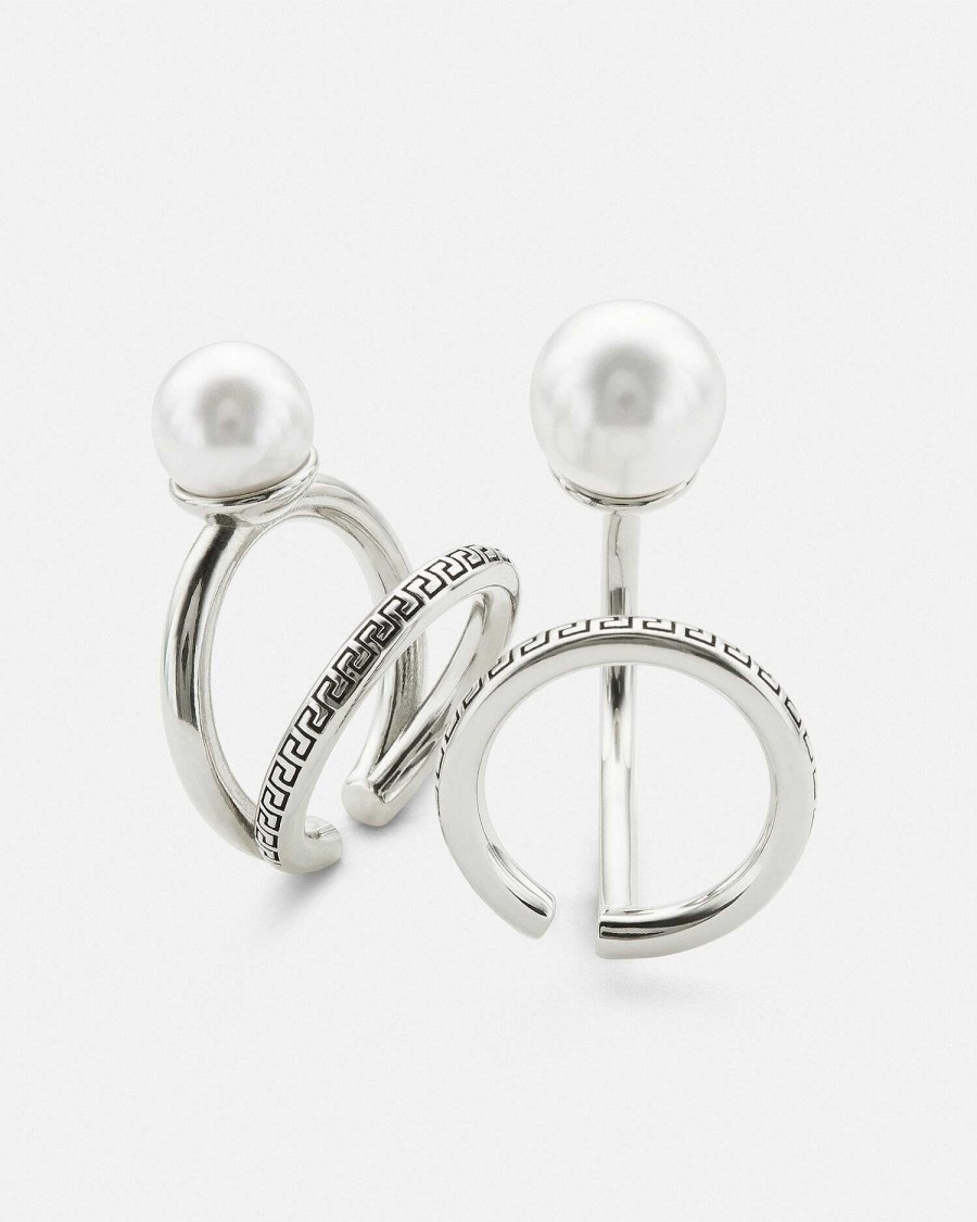 Clearance Medusa Pearl Fingertip Rings Rings