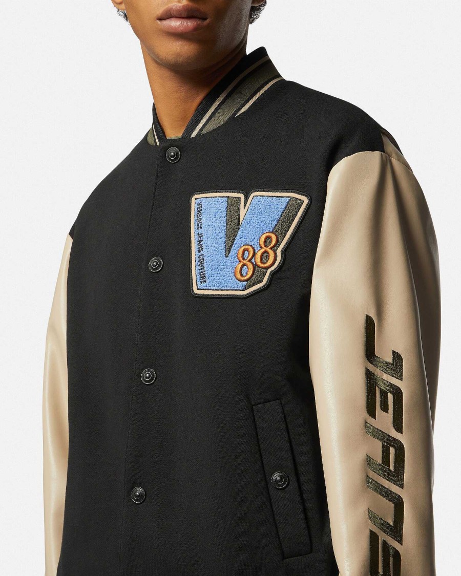 New Logo Patch Bomber Jacket Clothing