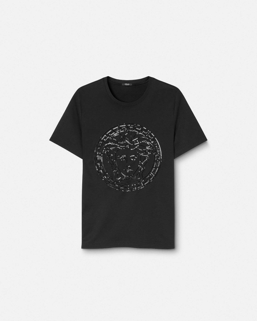 Hot Embellished Medusa T-Shirt T-Shirts & Sweatshirts