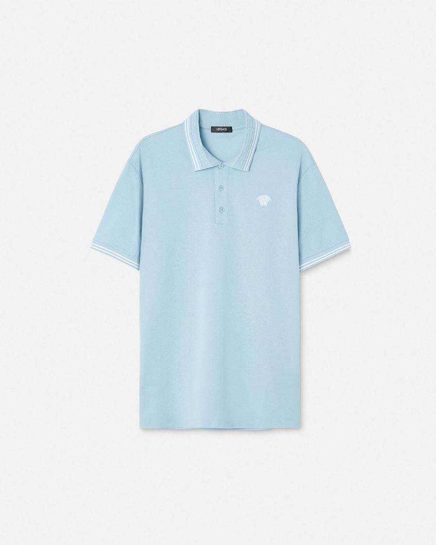 New Medusa Short-Sleeved Polo Shirt T-Shirts & Polos