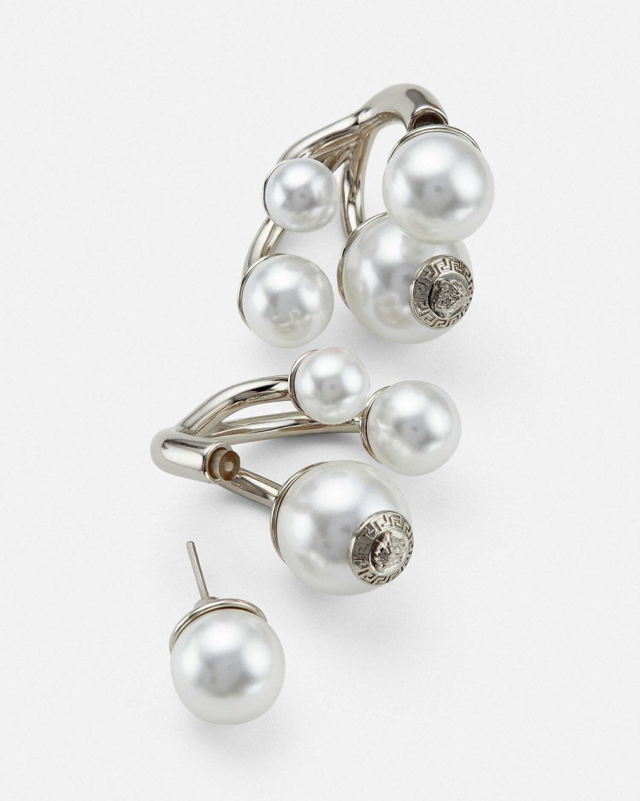 Clearance Medusa Pearl Earrings Earrings