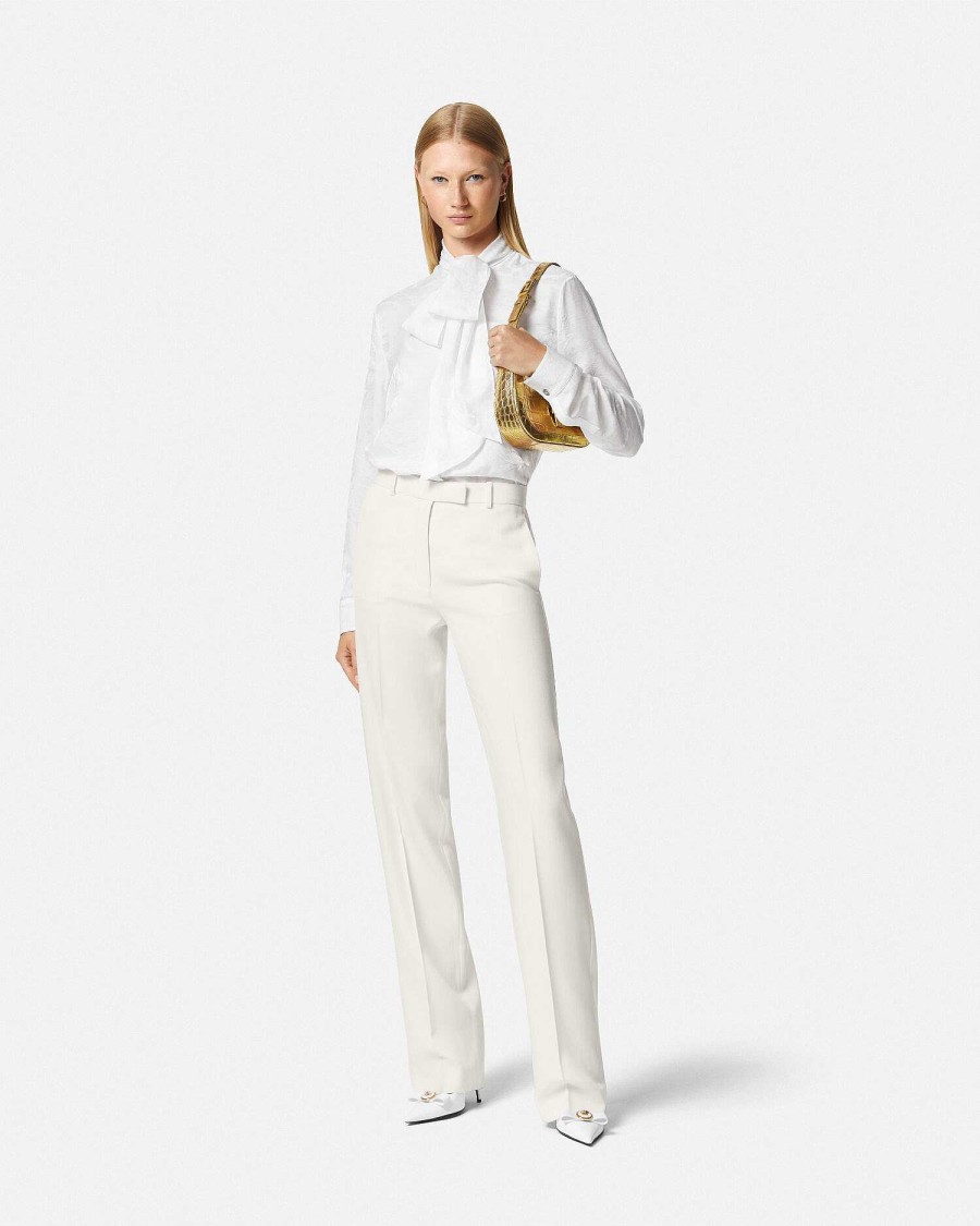 Online Grain De Poudre Straight-Leg Pants Suits