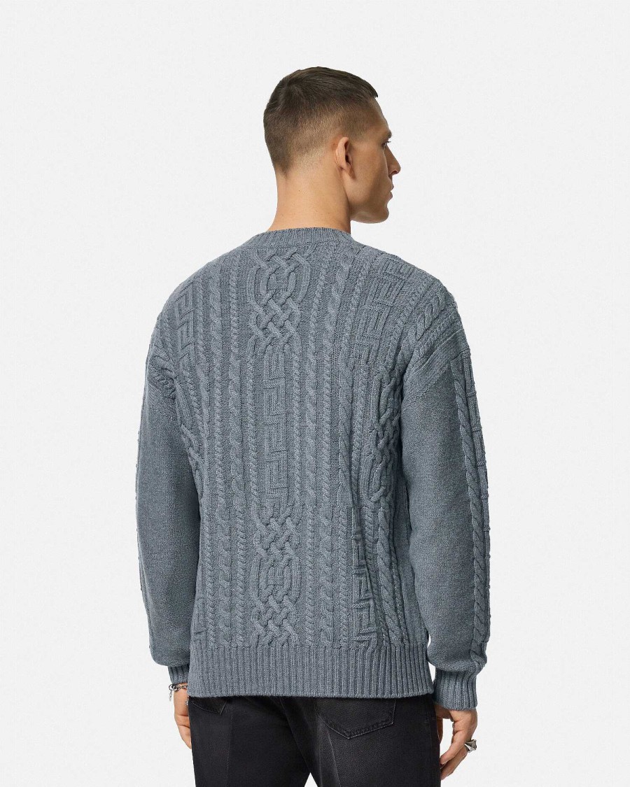 Hot Medusa Cable-Knit Sweater Knitwear