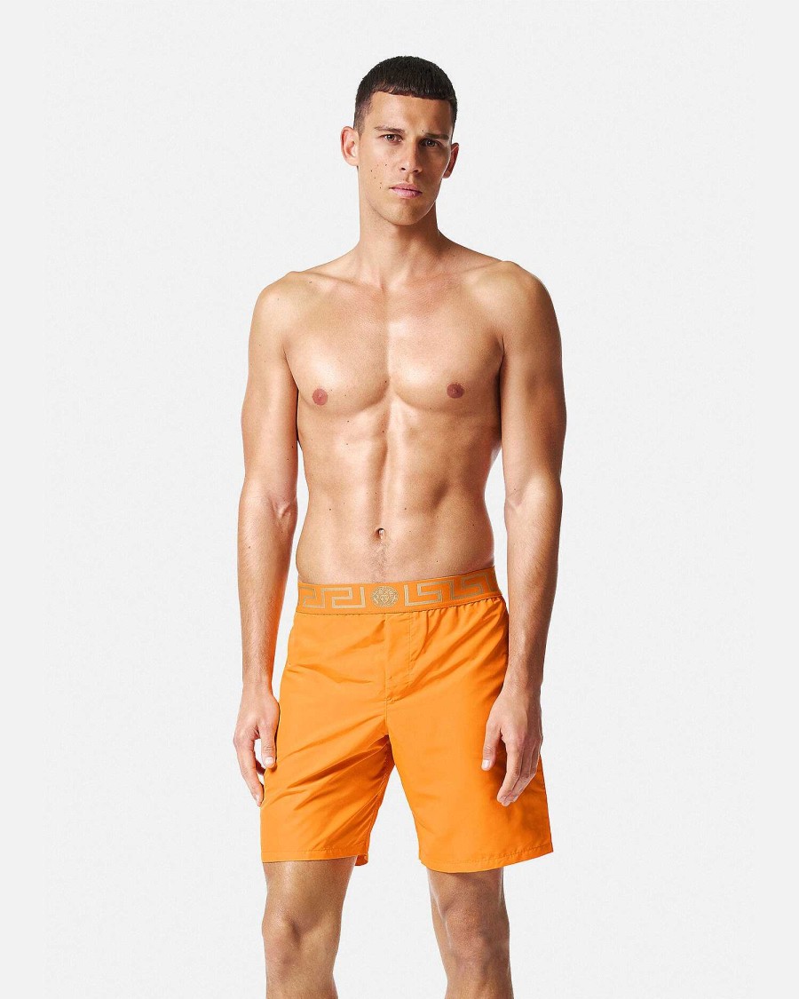 Clearance Greca Border Boardshorts Swimwear