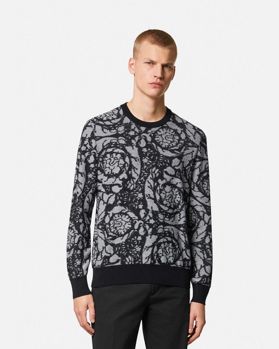 Clearance Barocco Silhouette Vanis Sweater Knitwear