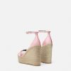 Hot Medusa '95 Satin Wedge Sandals 120 Mm Sandals