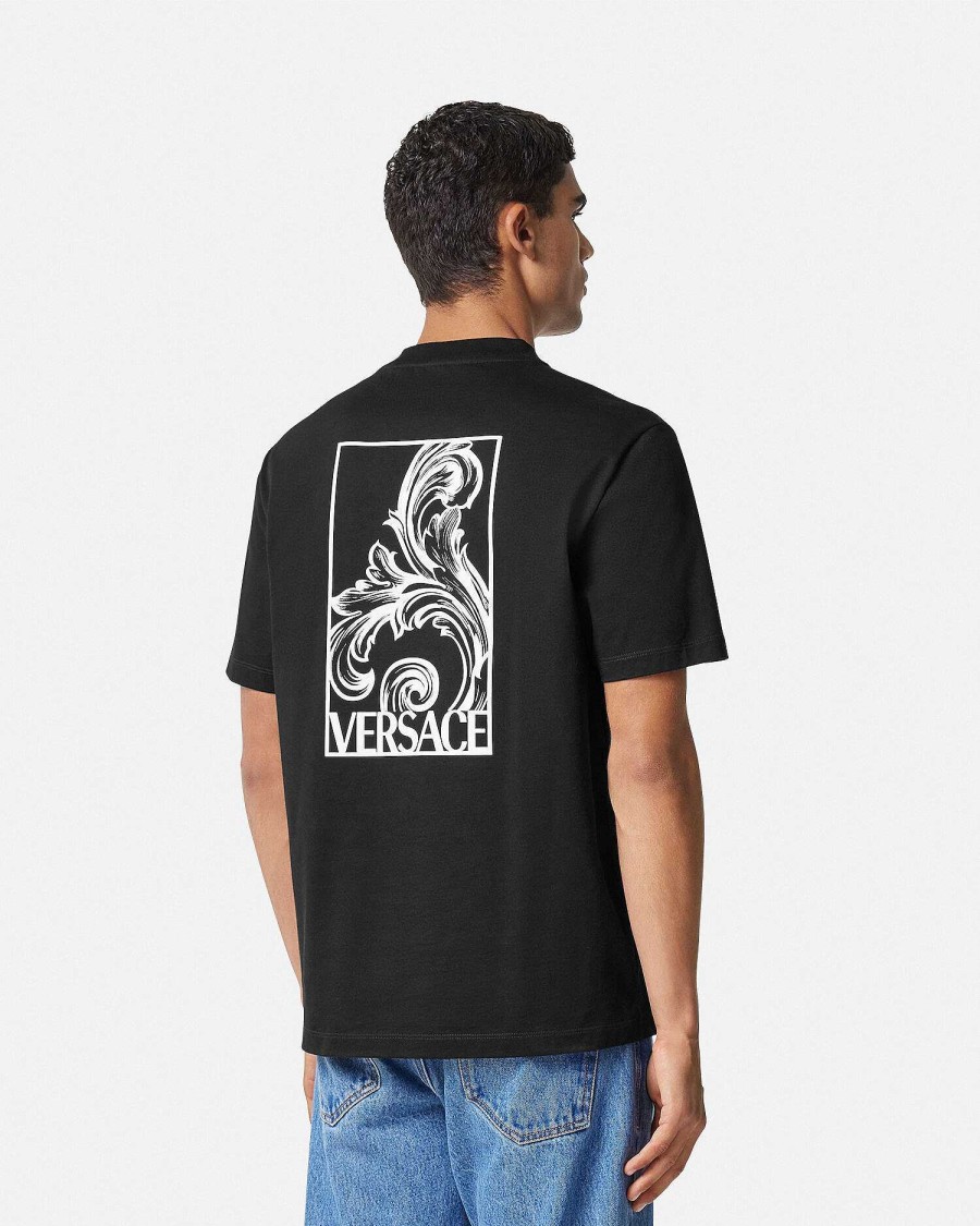 New Versace Palmette T-Shirt T-Shirts & Polos