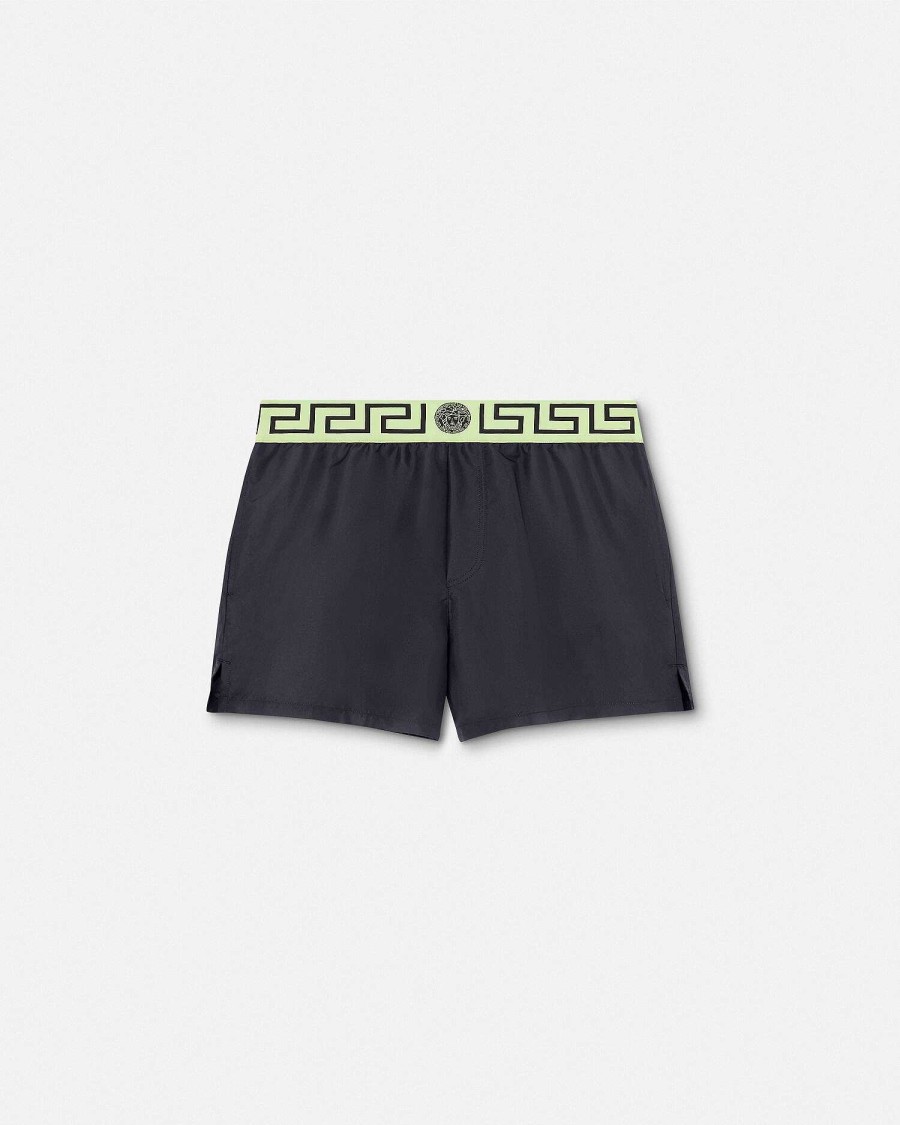 Hot Greca Border Swim Shorts Swimwear