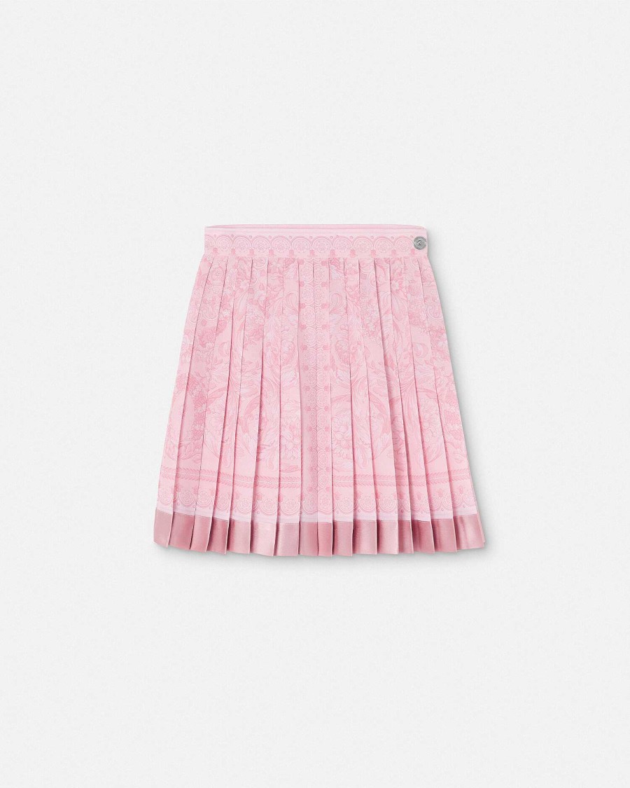 Wholesale Barocco Pleated Mini Skirt Skirts