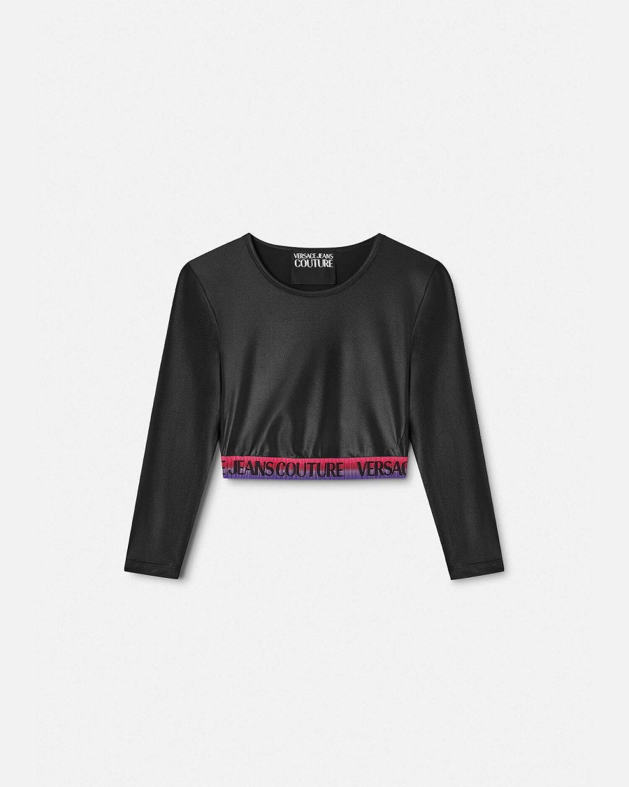 Hot Logo Crop Top Clothing