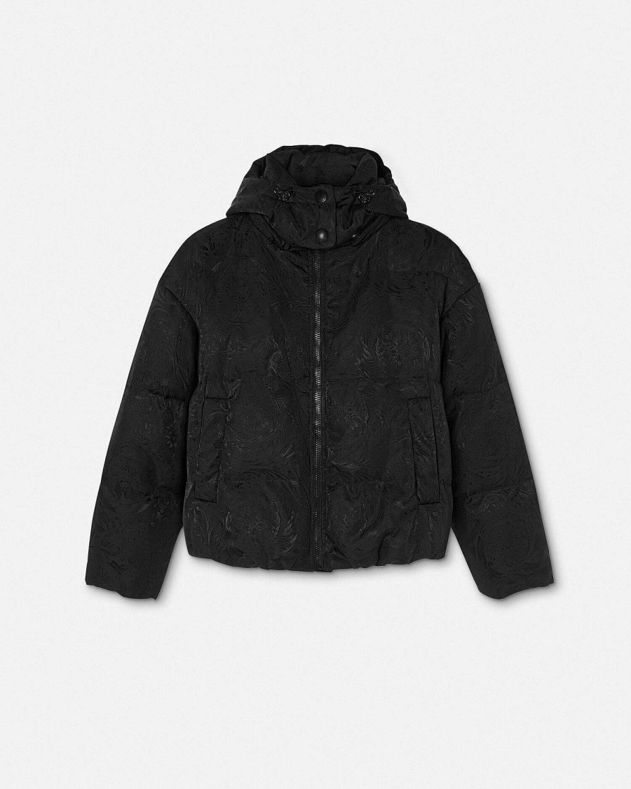 New Barocco Silhouette Puffer Jacket Outerwear & Coats