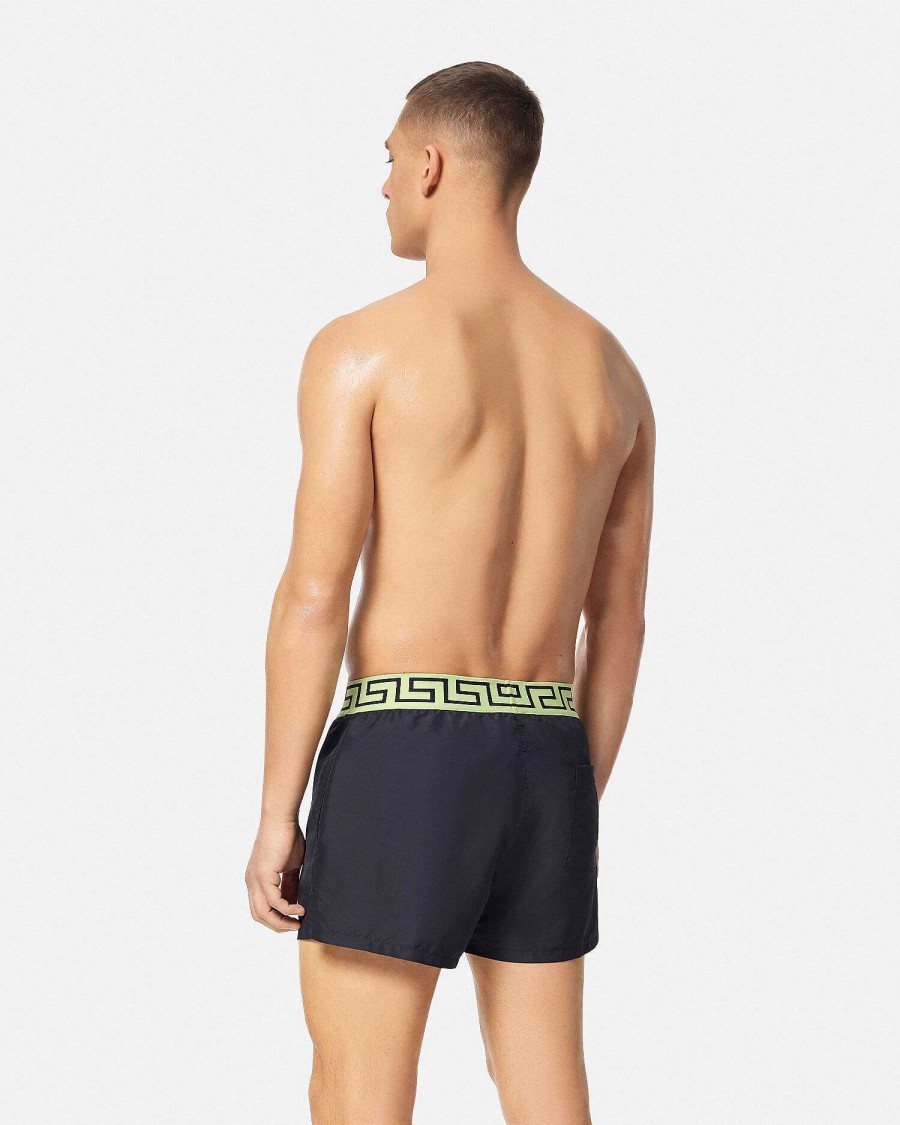 Hot Greca Border Swim Shorts Swimwear