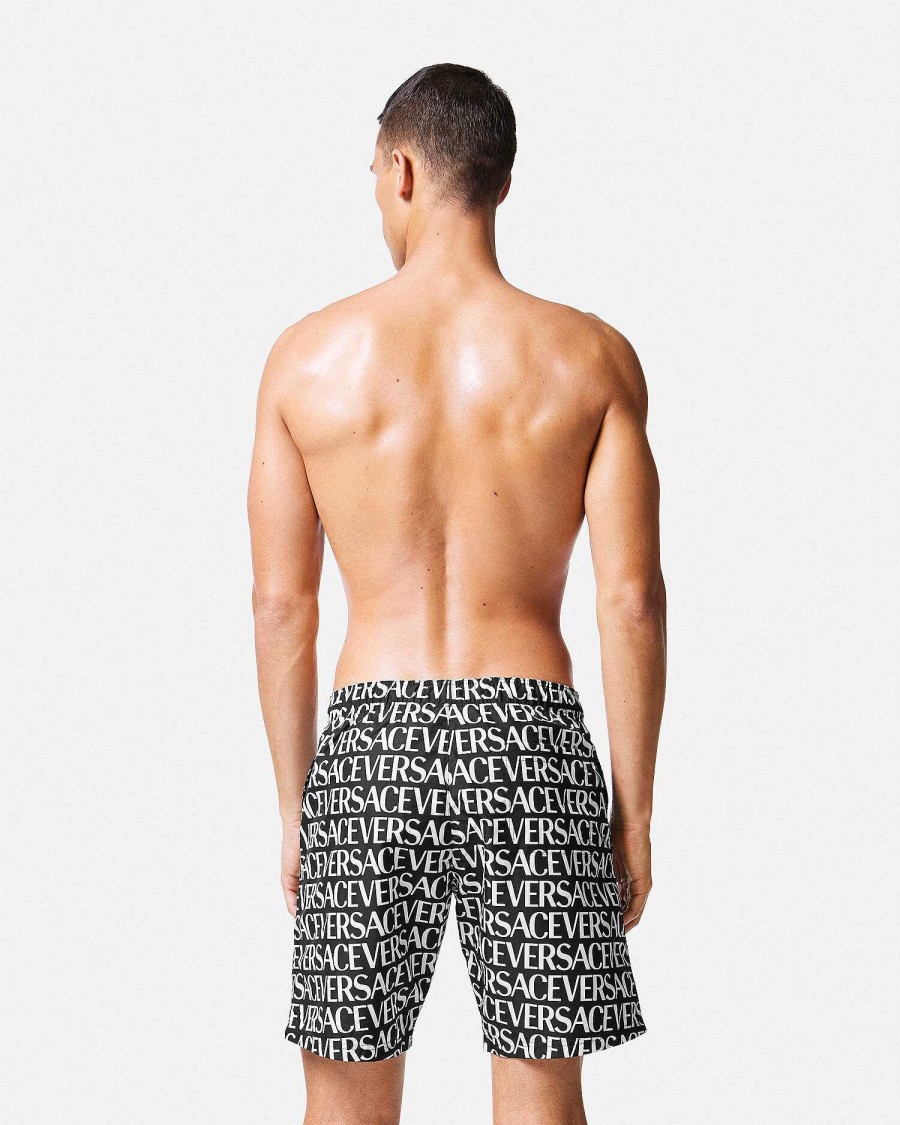 Clearance Versace Allover Boardshorts Swimwear