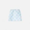 Best Contrasto Duchesse Mini Skirt Skirts