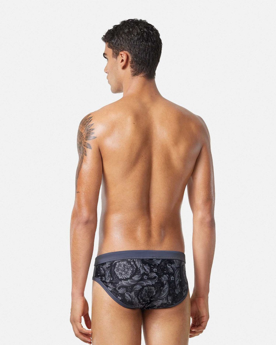 New Barocco Swim Reversible Briefs Swimwear