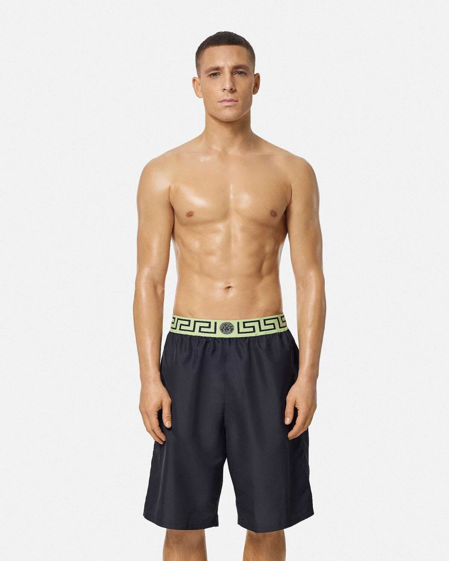 Online Greca Border Long Boardshorts Swimwear