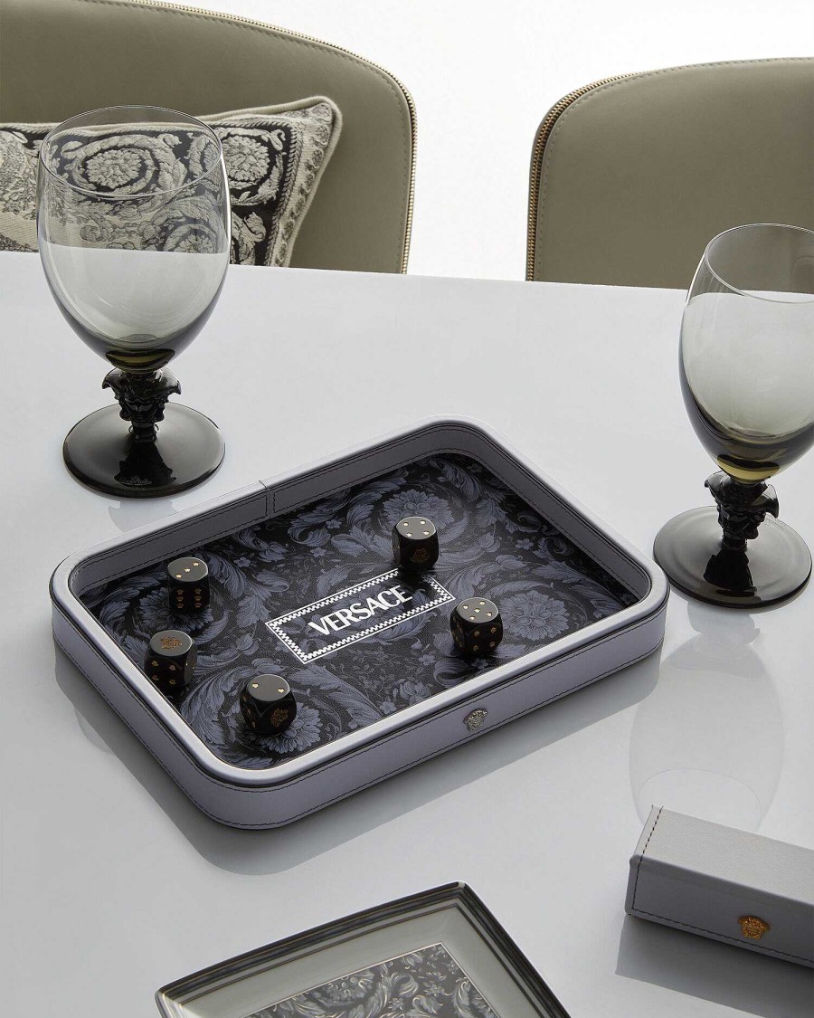 New Barocco Leather Tray Board Games