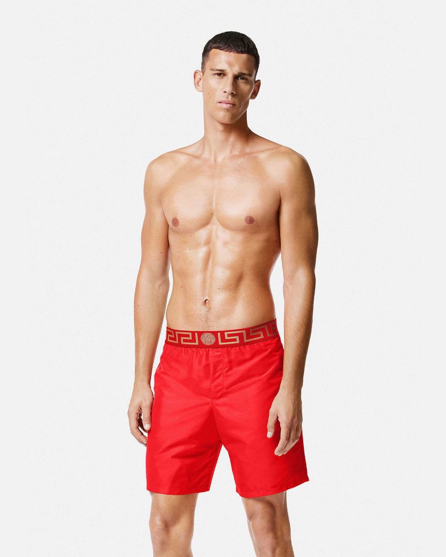 Clearance Greca Border Boardshorts Swimwear