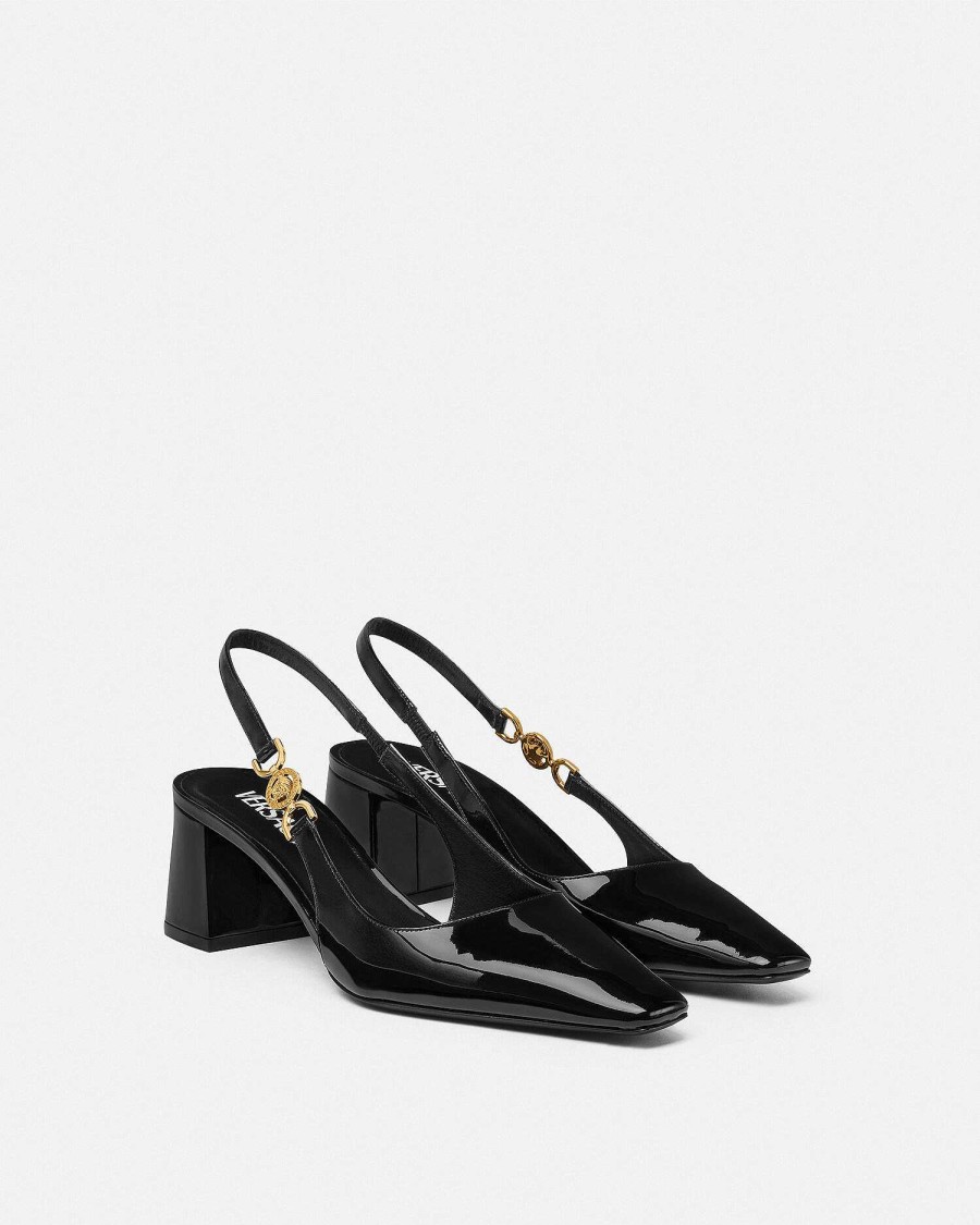 New Medusa '95 Block Slingback Pumps 55 Mm Pumps & Slingbacks