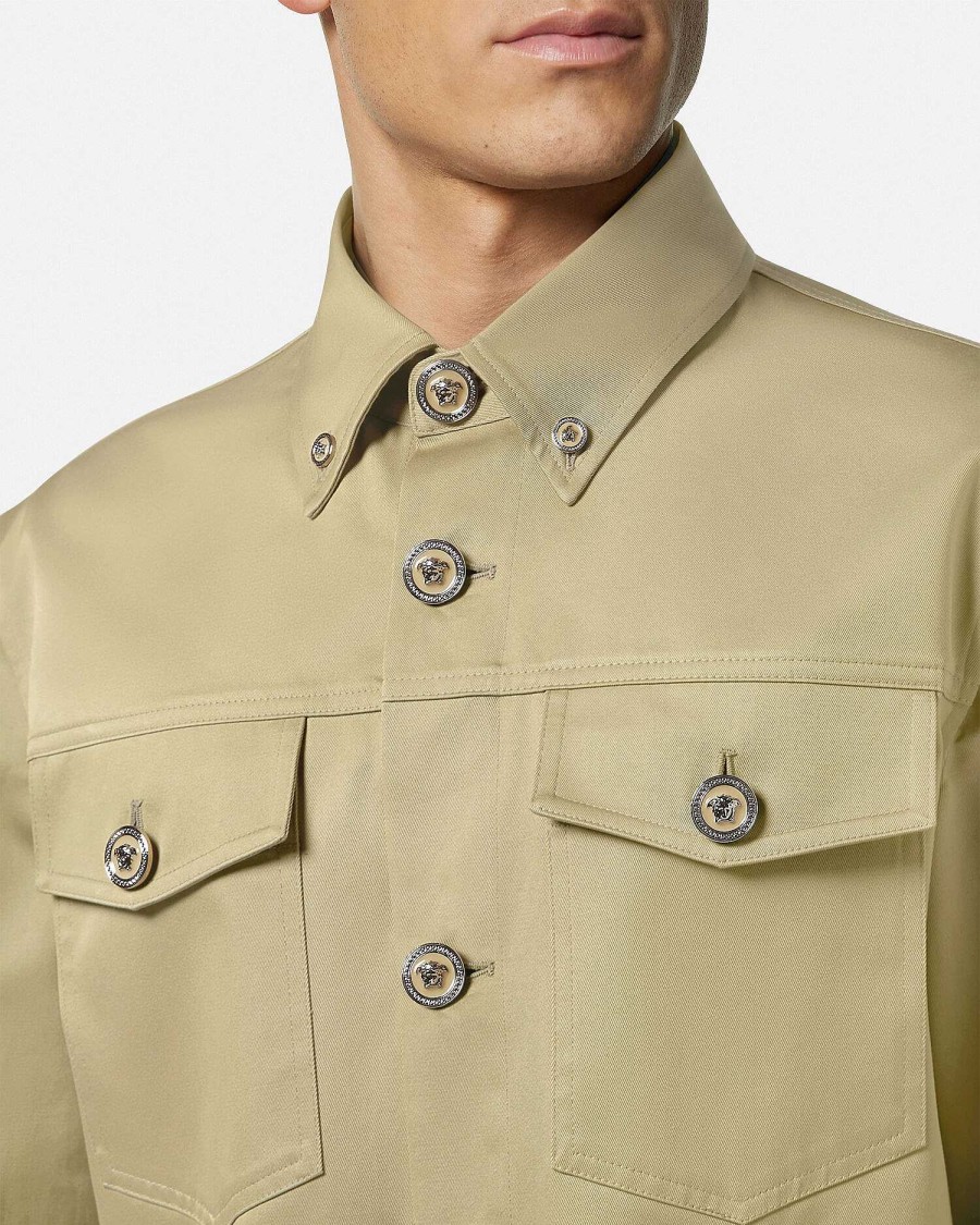 Online Gabardine Overshirt Jackets & Coats