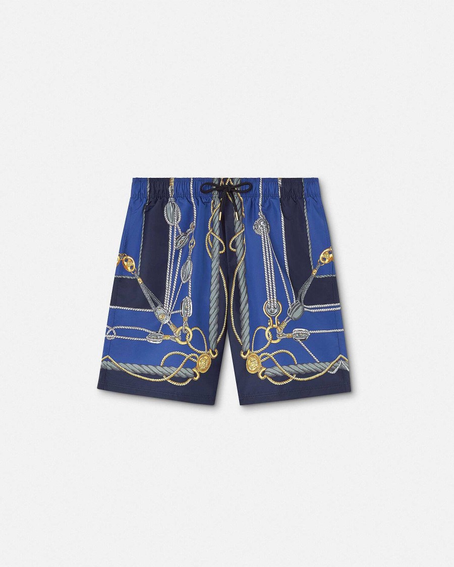 New Versace Nautical Boardshorts Swimwear