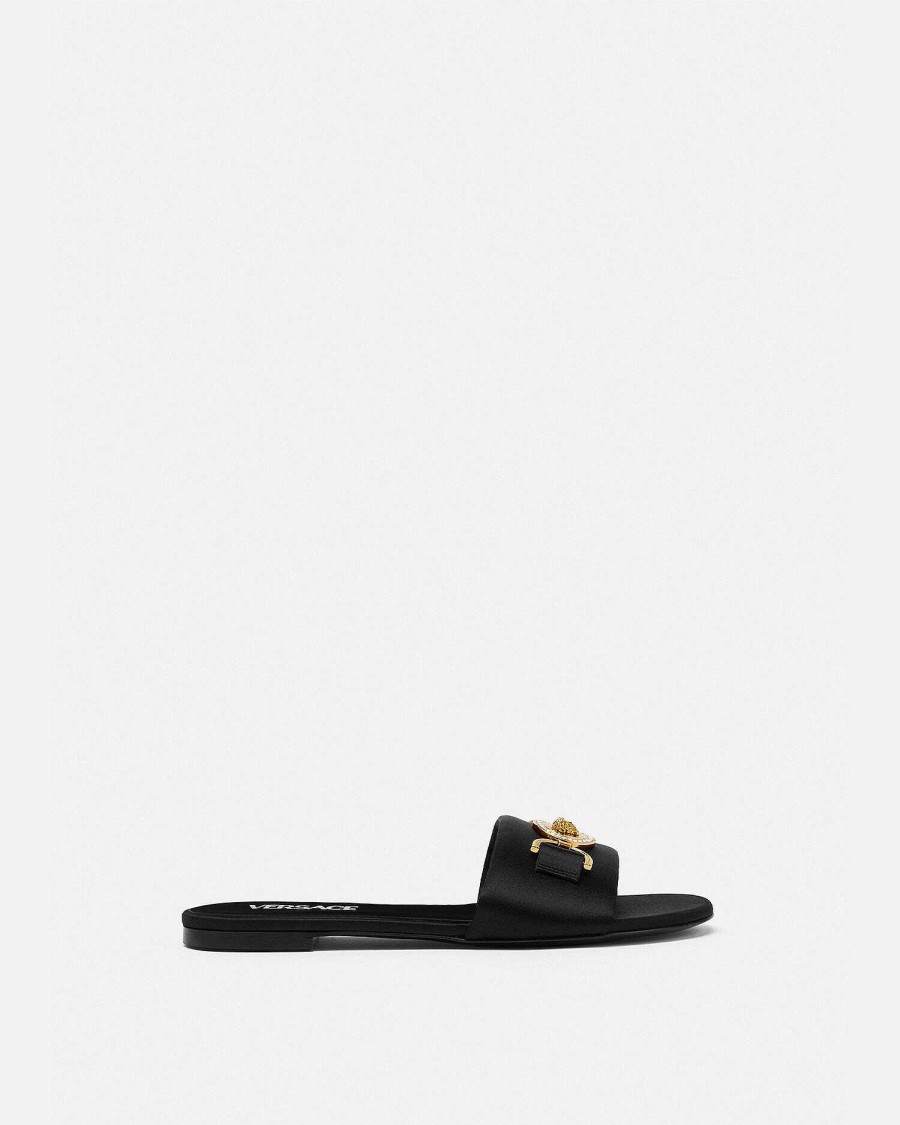 Hot Medusa '95 Satin Flat Sandals Sandals