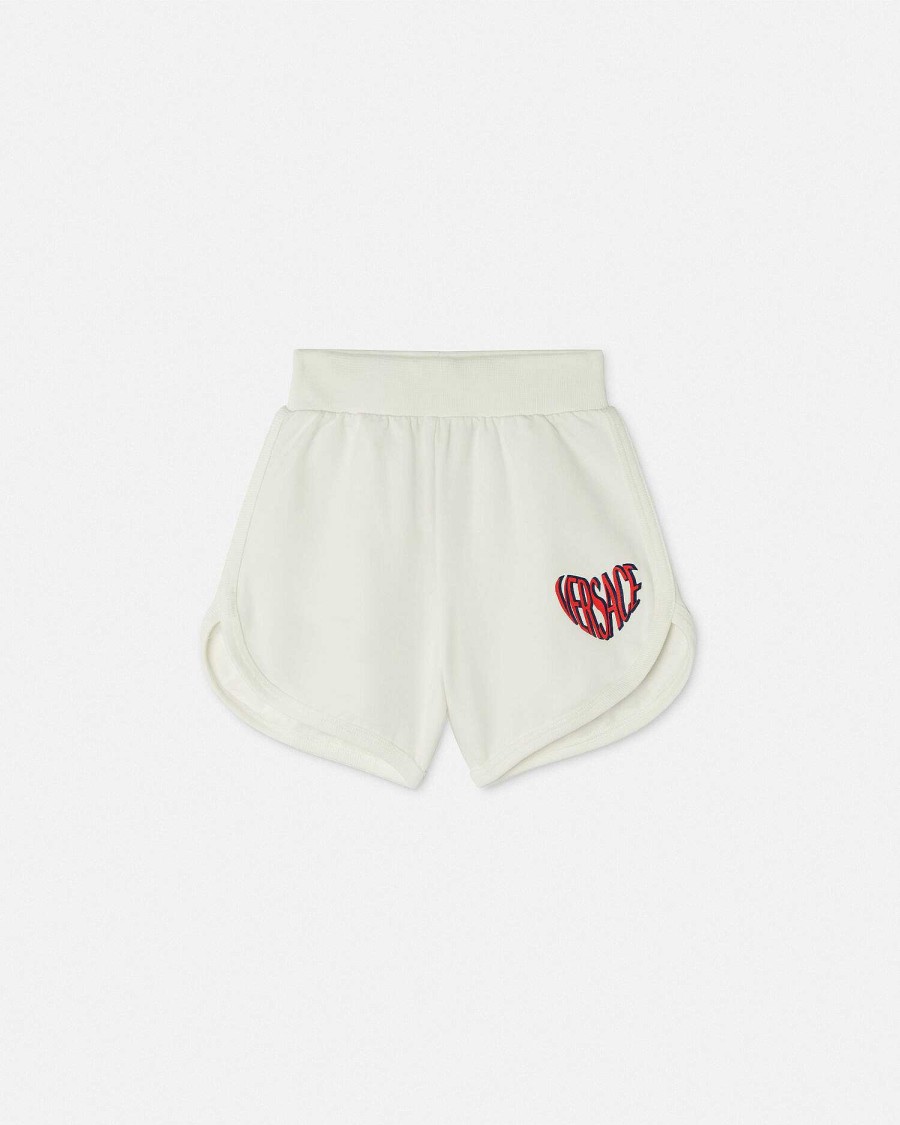 Online Versace Logo Baby Sweat Shorts Clothing