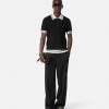 Best Contrasto Jacquard Knit Polo Shirt Knitwear