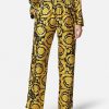 Online Barocco Print Silk Pyjama Bottoms Loungewear & Pajamas