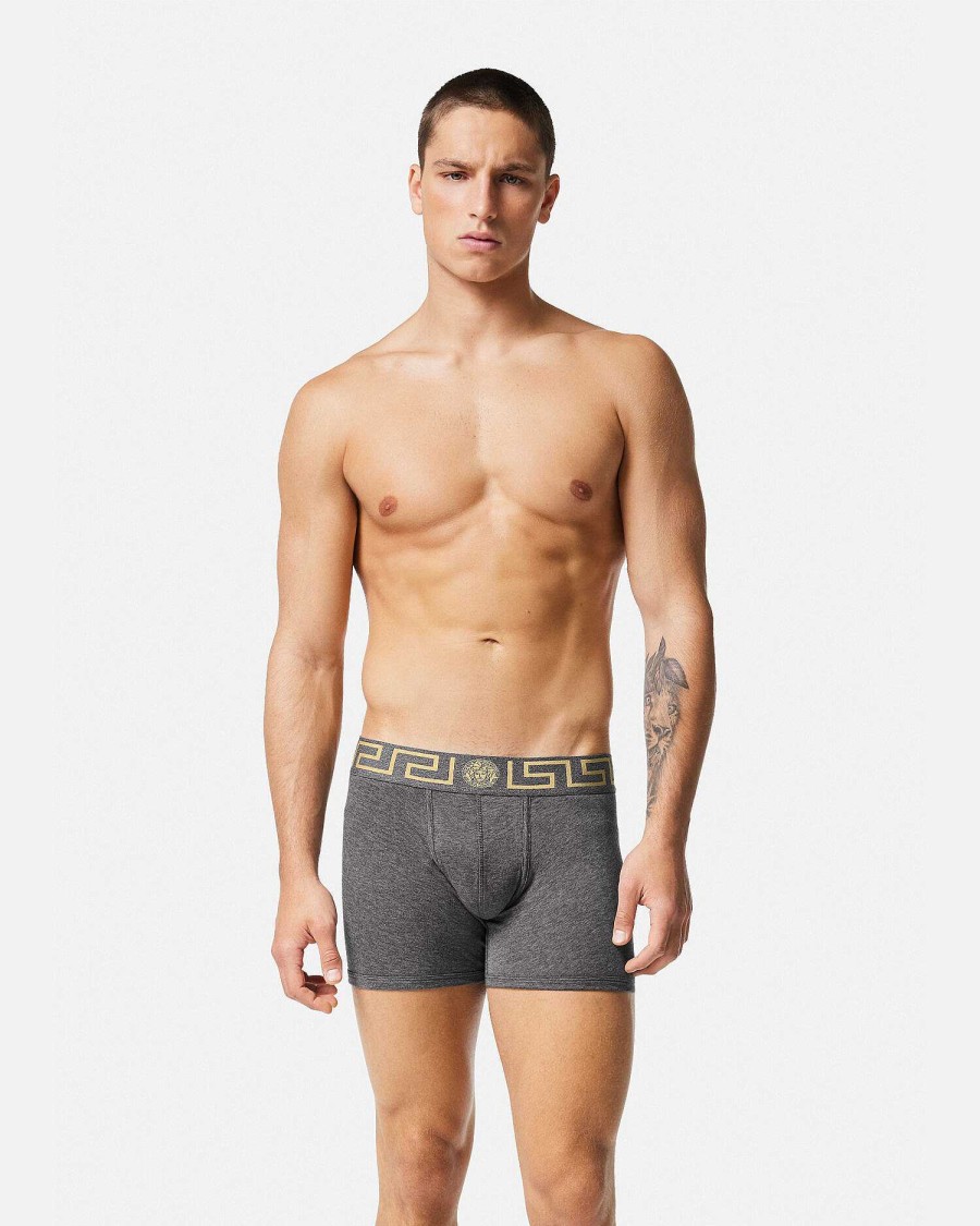 Online Greca Border Long Trunks Boxers