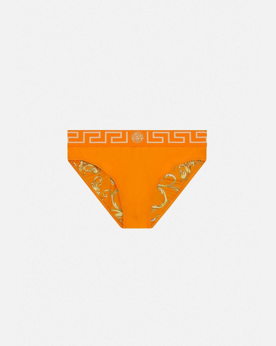 Online Greca Border Swim Briefs Swimwear