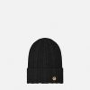 Clearance Medusa Ribbed Knit Beanie Soft Accessories