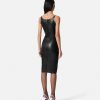 Hot Medusa '95 Corset Leather Midi Dress Dresses