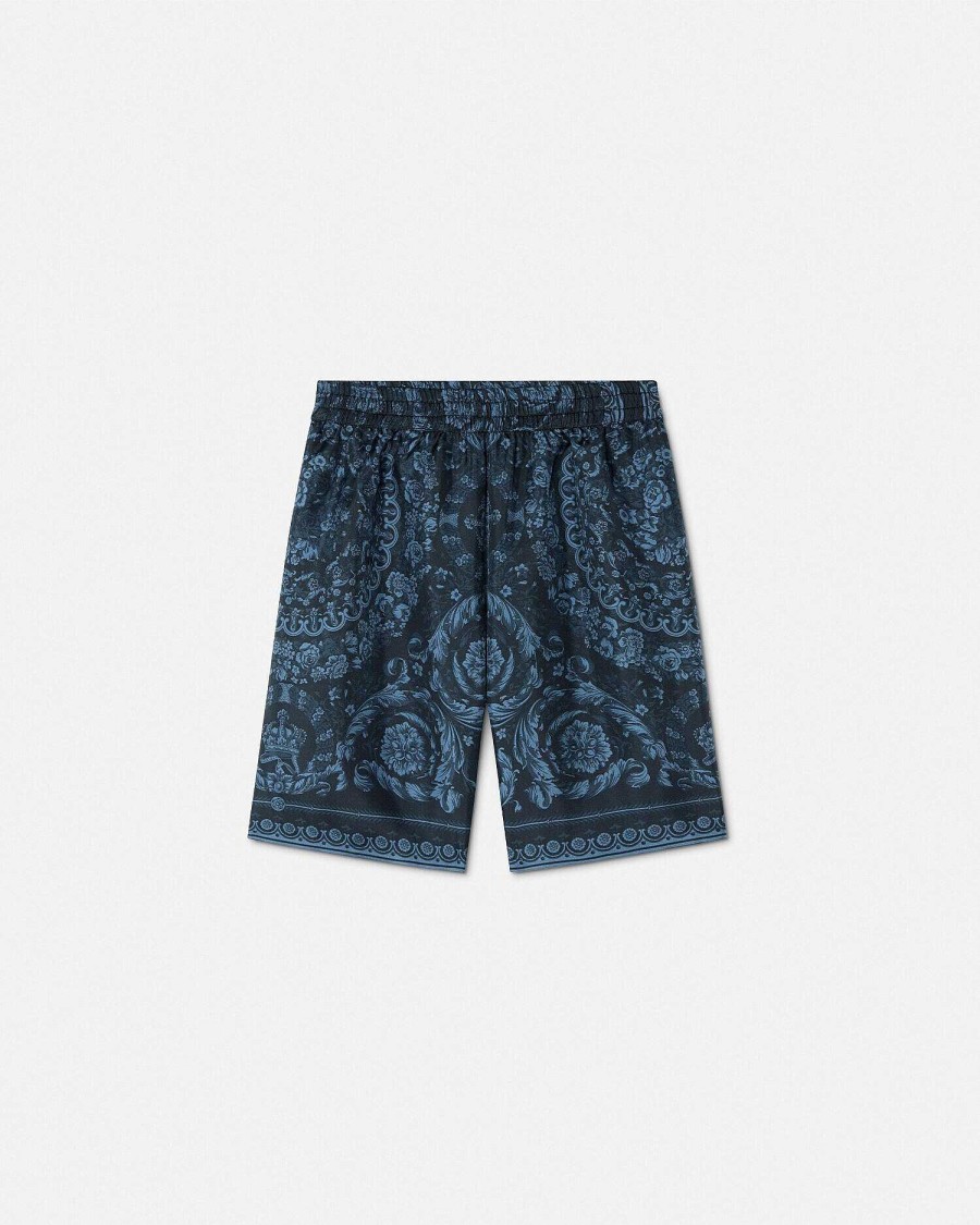 New Barocco Kids Silk Shorts Clothing