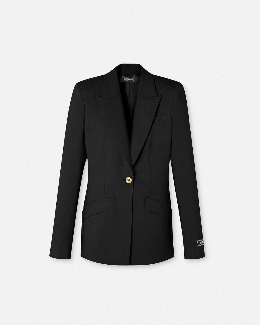 New Single-Breasted Dv Blazer Blazer & Jackets