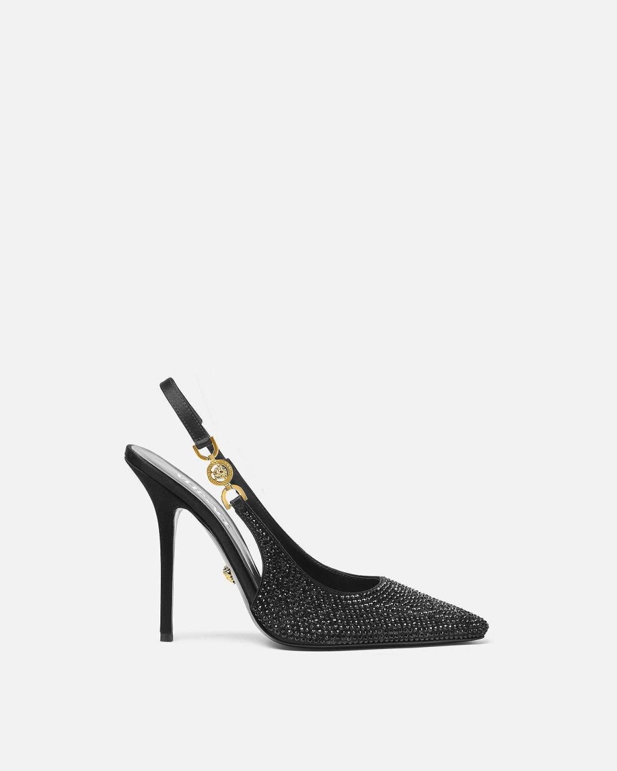 Hot Crystal Medusa '95 Slingback Pumps 110 Mm Pumps & Slingbacks