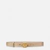 Clearance Croc-Effect La Medusa Leather Belt Belts