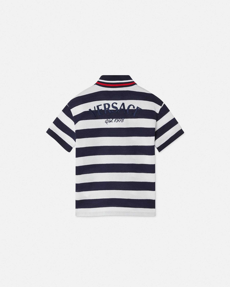 Online Nautical Stripe Kids Polo Shirt Clothing