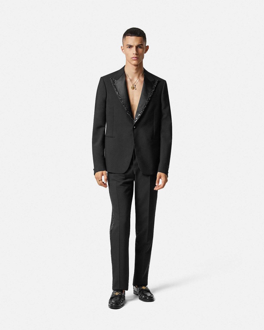 Best Embellished Single-Breasted Blazer Blazers & Suits