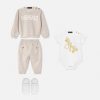 Online Logo Baby Knit Set Clothing