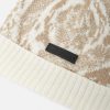 Online Barocco Jacquard Knit Beanie Soft Accessories