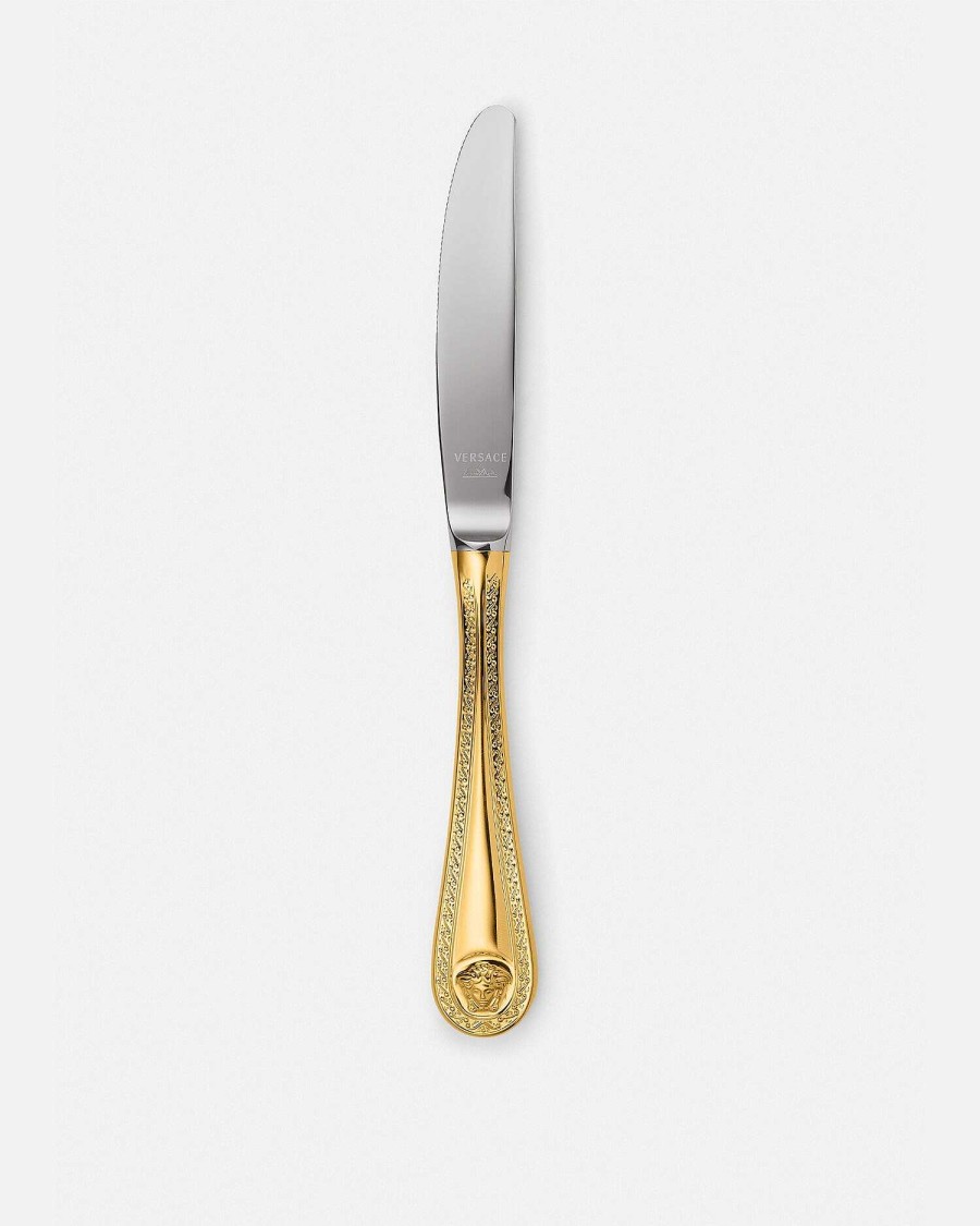 Hot Medusa Gilded Dinner Knife Cutlery