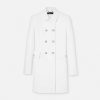 Online Cr Pe Double-Breasted A-Line Coat Outerwear & Coats