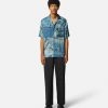 Clearance Patchwork Denim Shirt Clothing