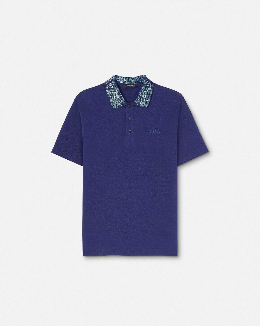 Online Crystal Barocco Polo Shirt T-Shirts & Polos