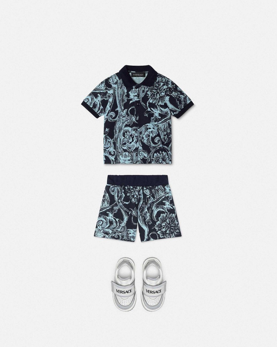 Online Barocco Stencil Baby Sweat Shorts Clothing