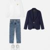 Online Barocco Jacquard Kids Blazer Clothing